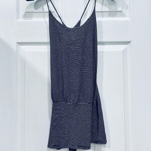 Fighting Eel black white stripe tank top sz XS